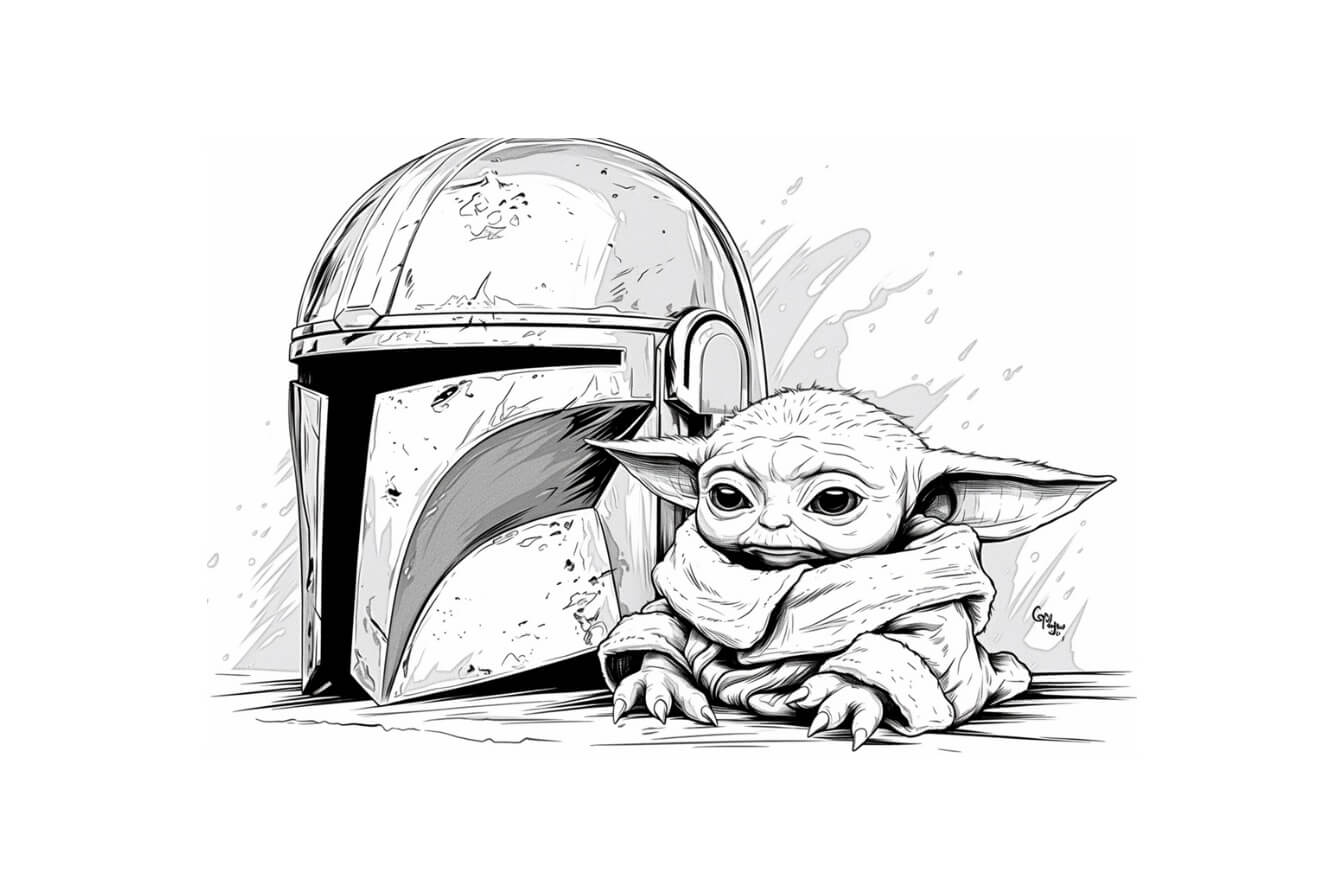 Desenho de Star Wars para imprimir