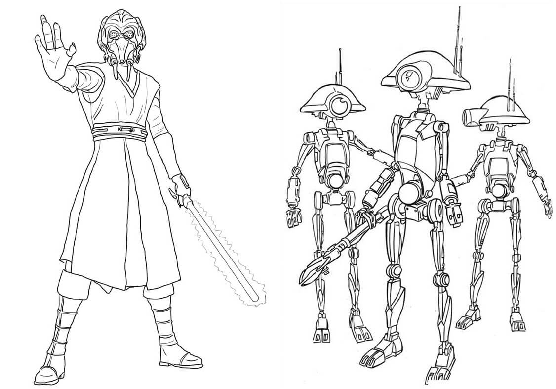 Desenho de Star Wars para imprimir