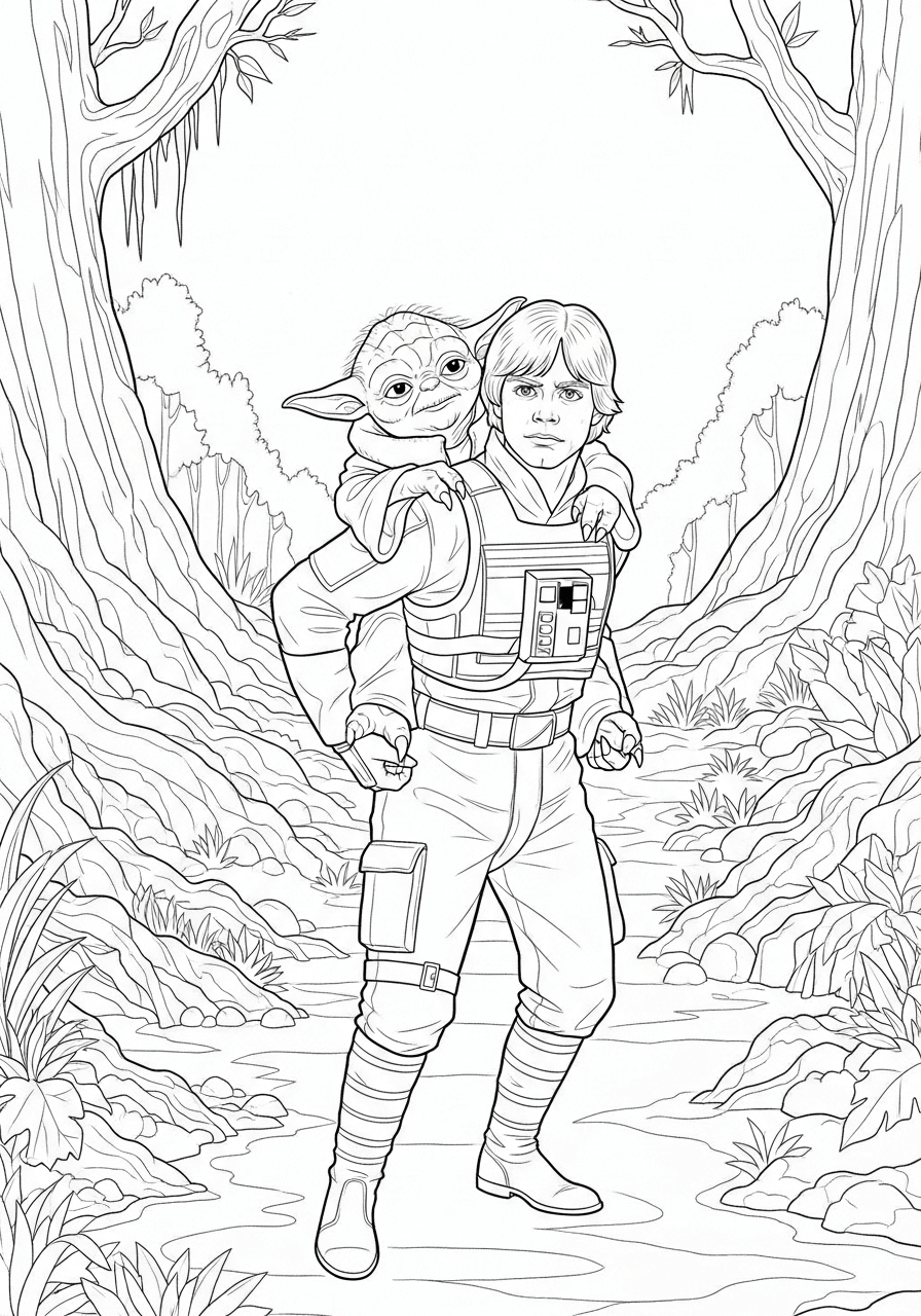 Desenho de Star Wars para imprimir