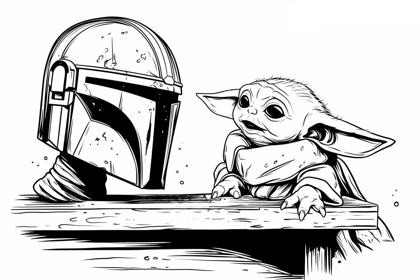Desenho de Star Wars para imprimir