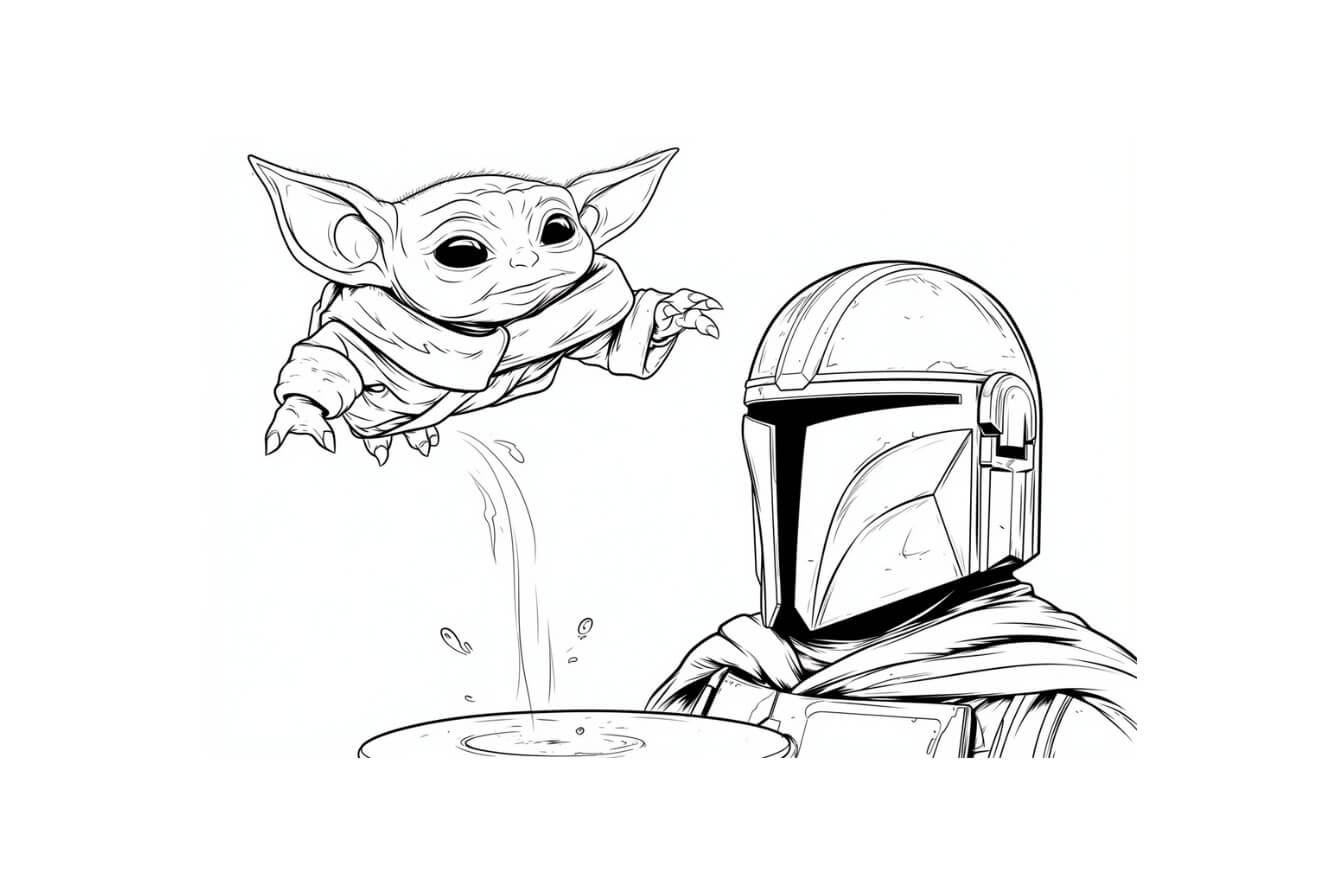 Desenho de Star Wars para imprimir