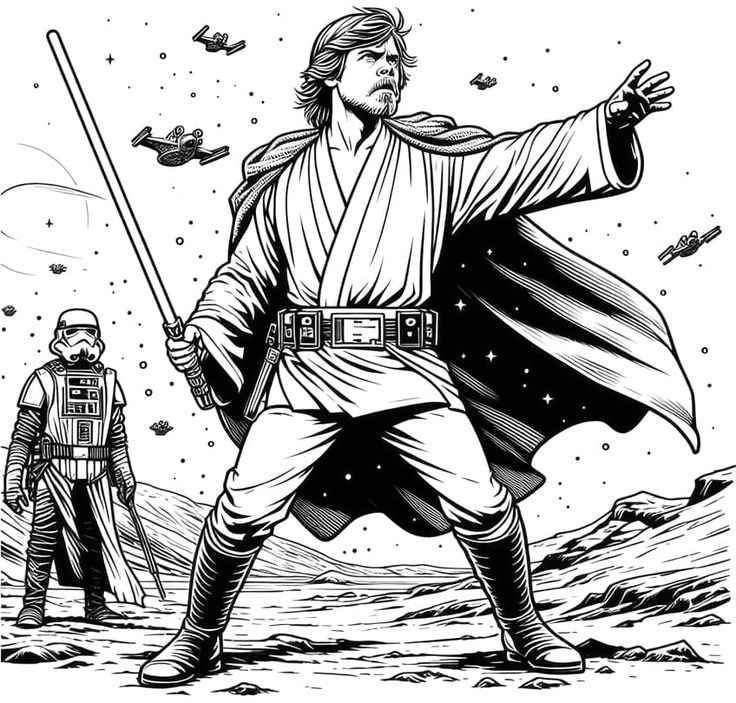 Desenho de Star Wars para imprimir