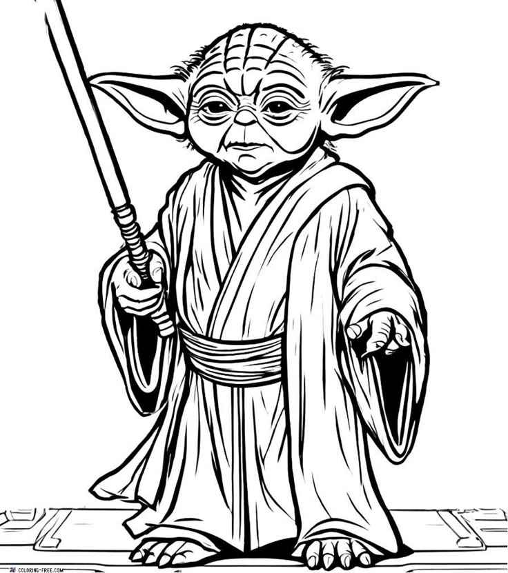 Desenho de Star Wars para imprimir