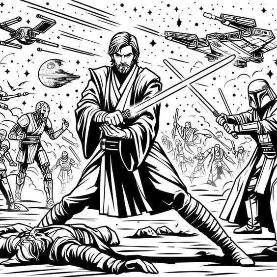 Desenho de Star Wars para imprimir