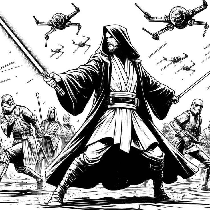 Desenho de Star Wars para imprimir