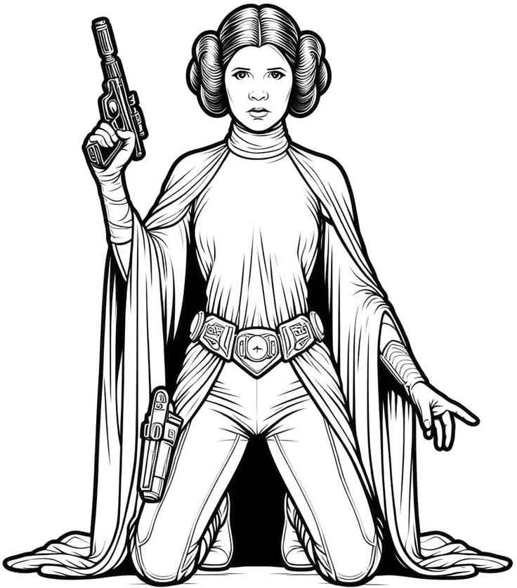Desenho de Star Wars para imprimir