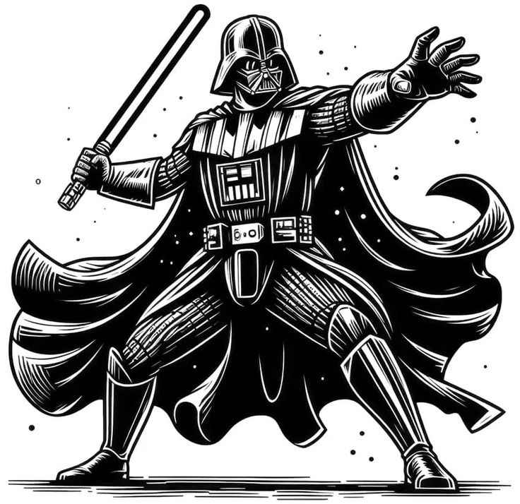 Desenho de Star Wars para imprimir