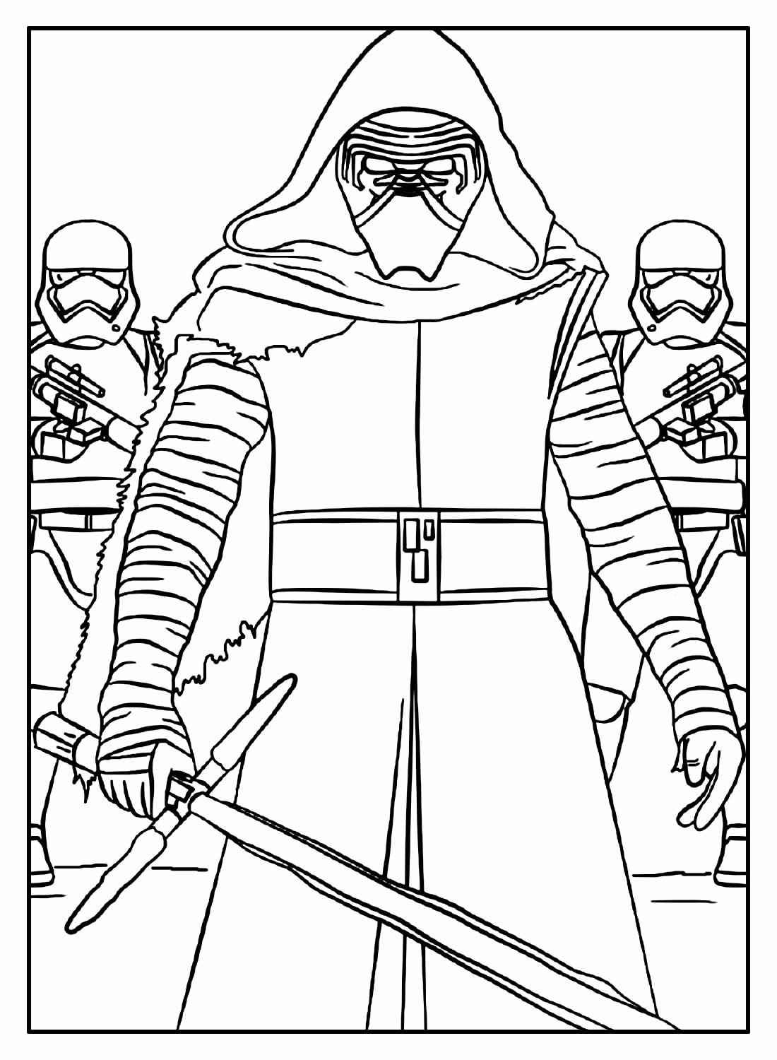 Desenho de Star Wars para imprimir