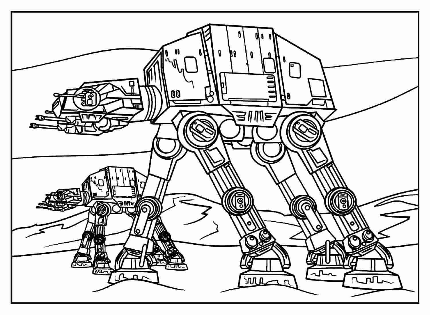 Desenho de Star Wars para imprimir