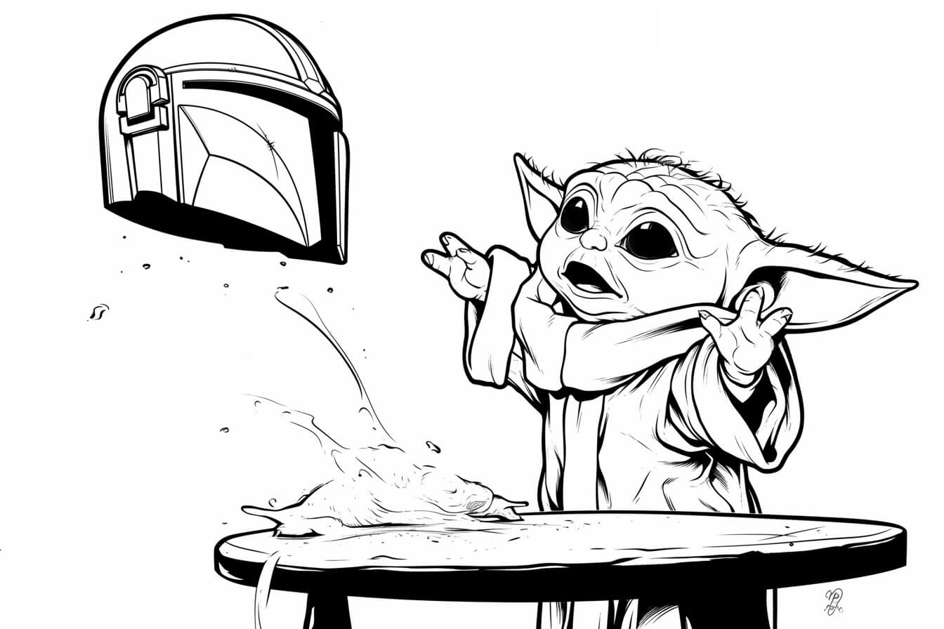 Desenho de Star Wars para imprimir