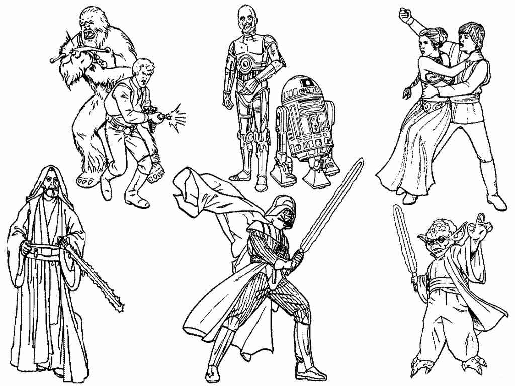 Desenho de Star Wars para imprimir