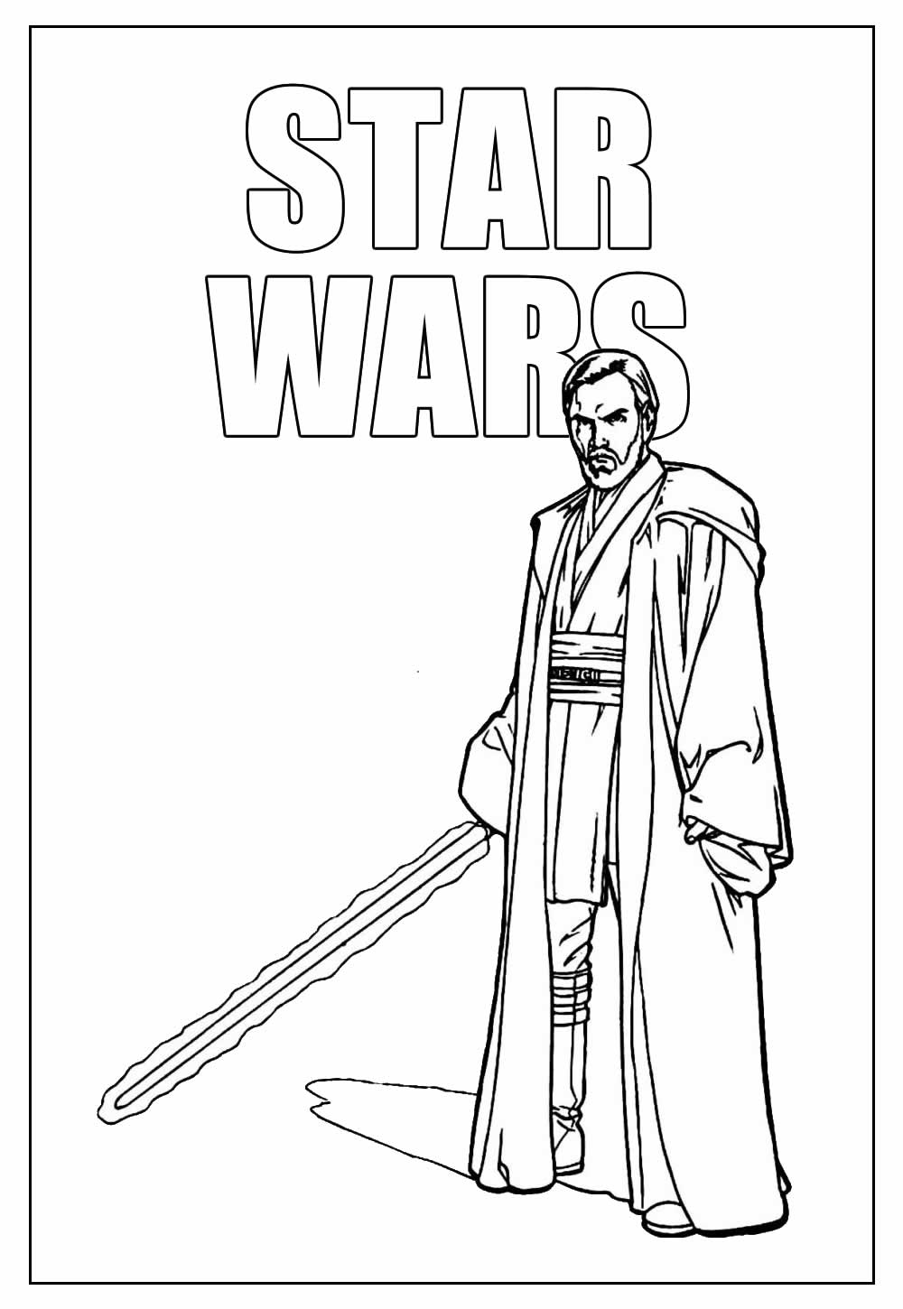 Desenho de Star Wars para imprimir