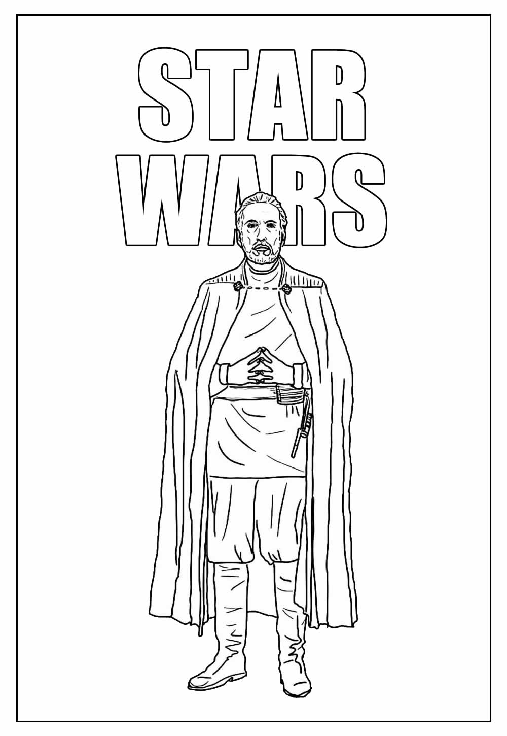 Desenho de Star Wars para imprimir