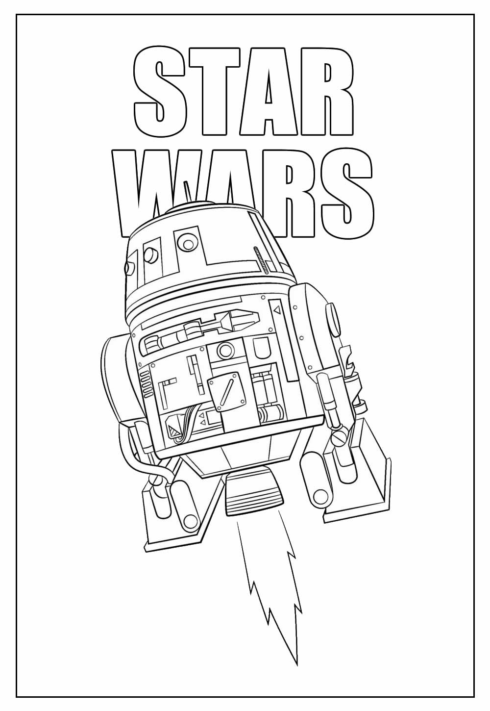 Desenho de Star Wars para imprimir