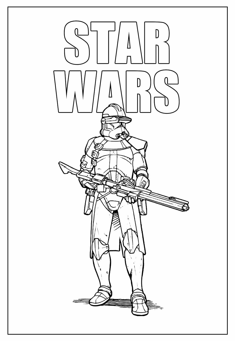 Desenho de Star Wars para imprimir