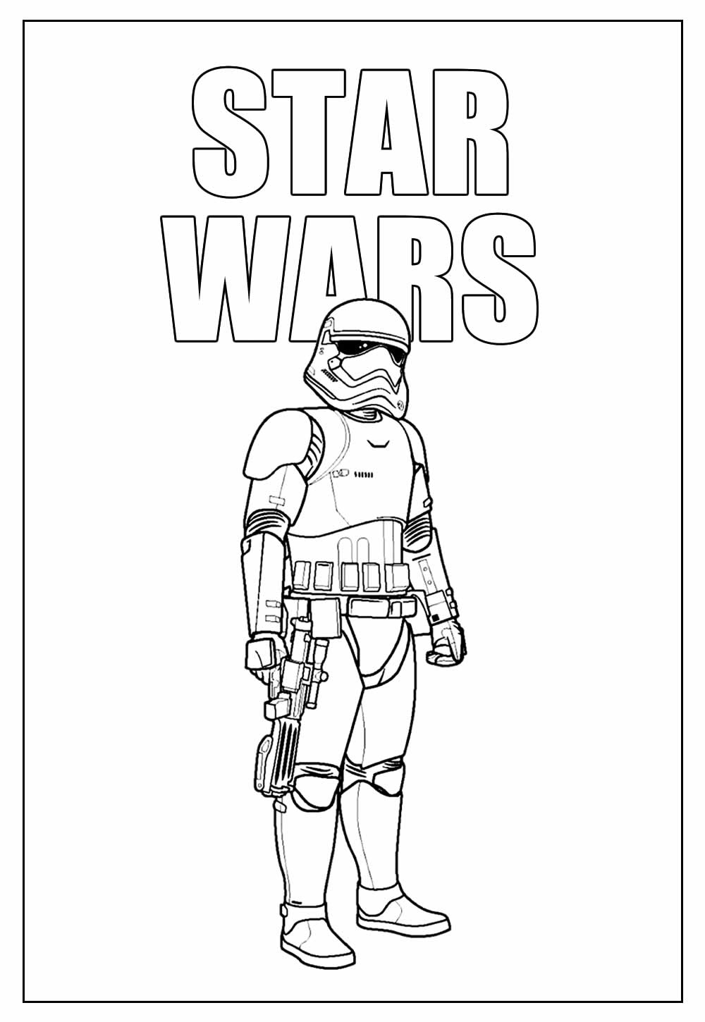 Desenho de Star Wars para imprimir