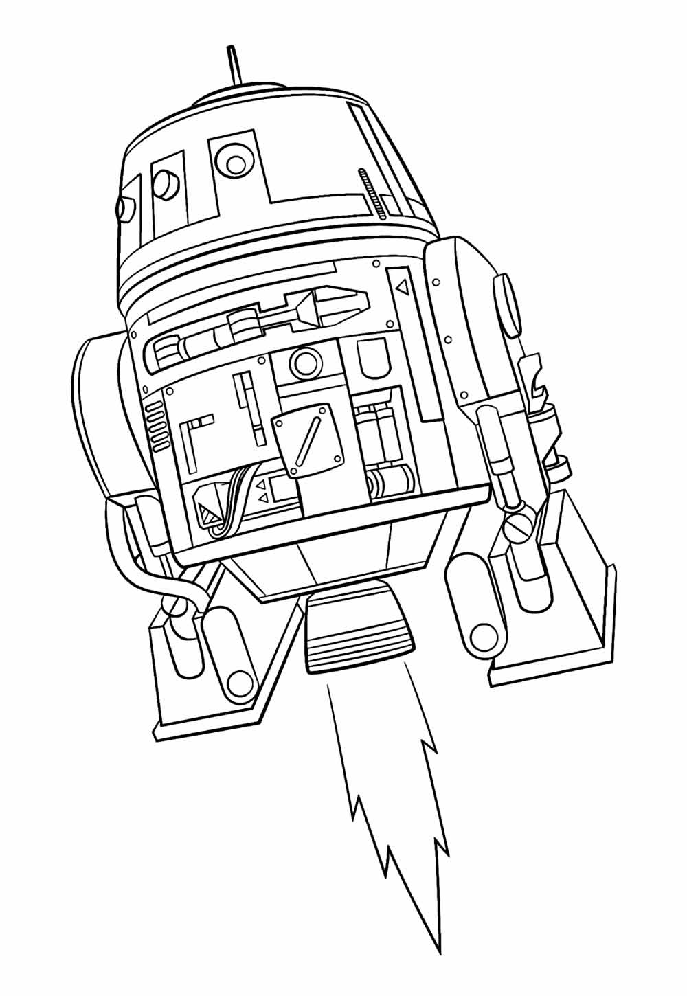 Desenho de Star Wars para imprimir
