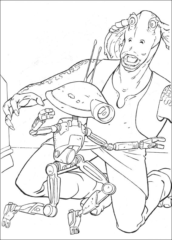Desenho de Star Wars para imprimir
