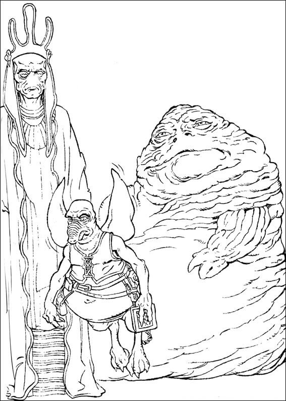 Desenho de Star Wars para imprimir
