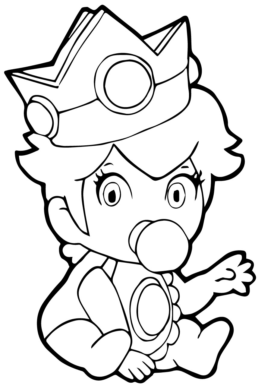 Desenho de Super Mario Bros para imprimir