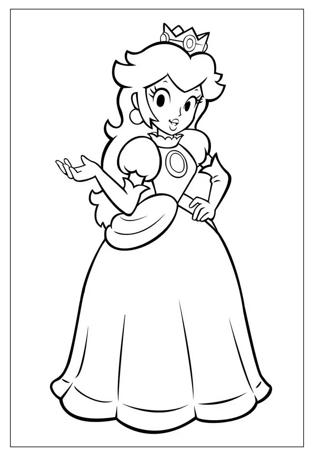 Desenho de Super Mario Bros para imprimir