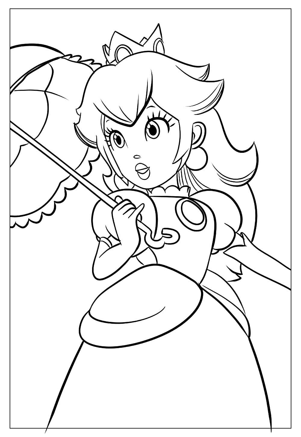 Desenho de Super Mario Bros para imprimir