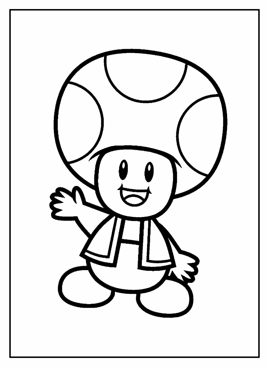 Desenho de Super Mario Bros para imprimir