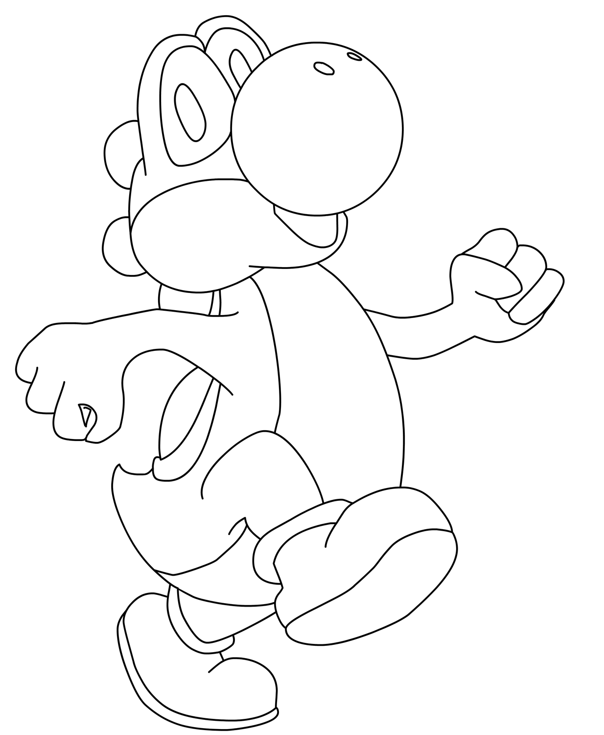 Desenho de Super Mario Bros para imprimir