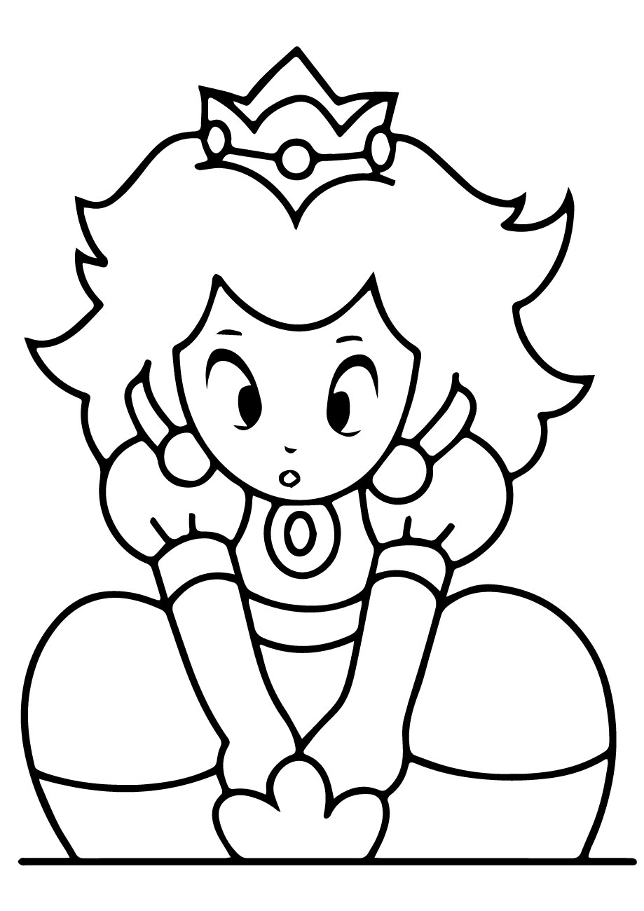 Desenho de Super Mario Bros para imprimir