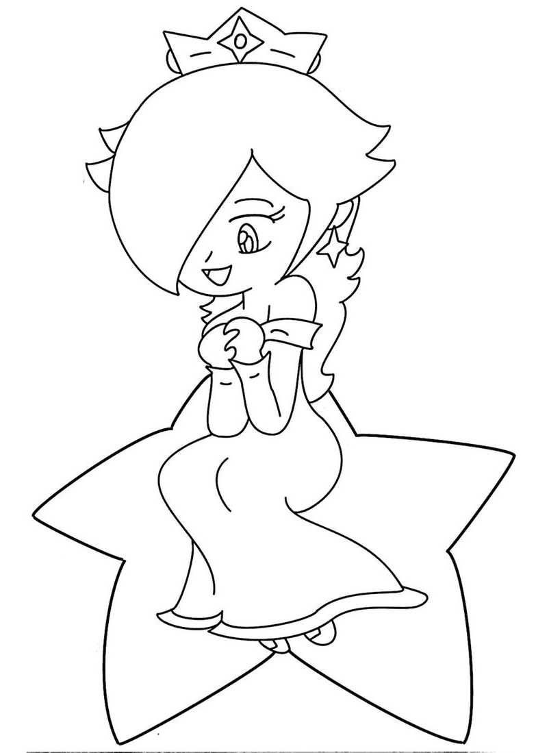 Desenho de Super Mario Bros para imprimir