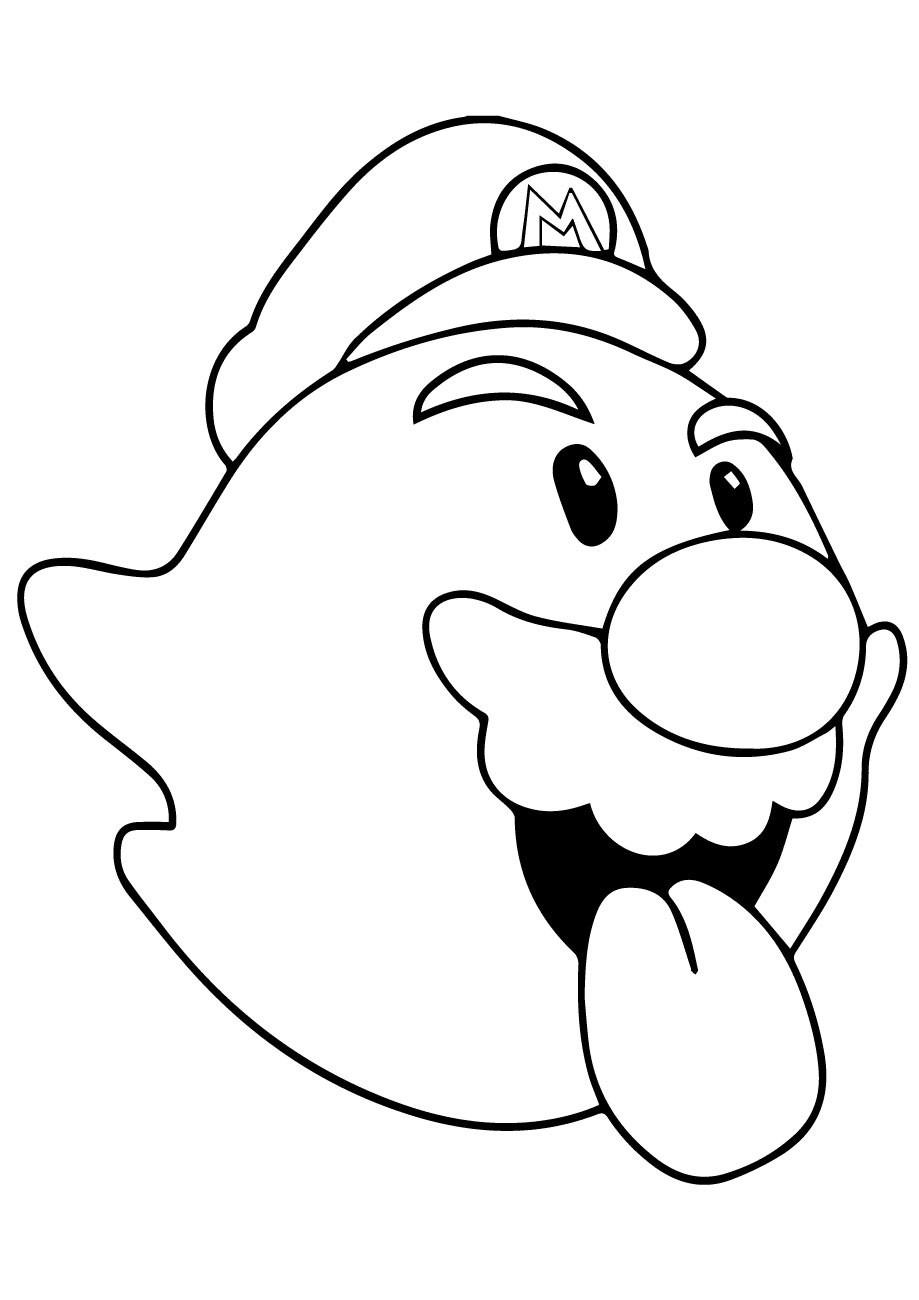 Desenho de Super Mario Bros para imprimir