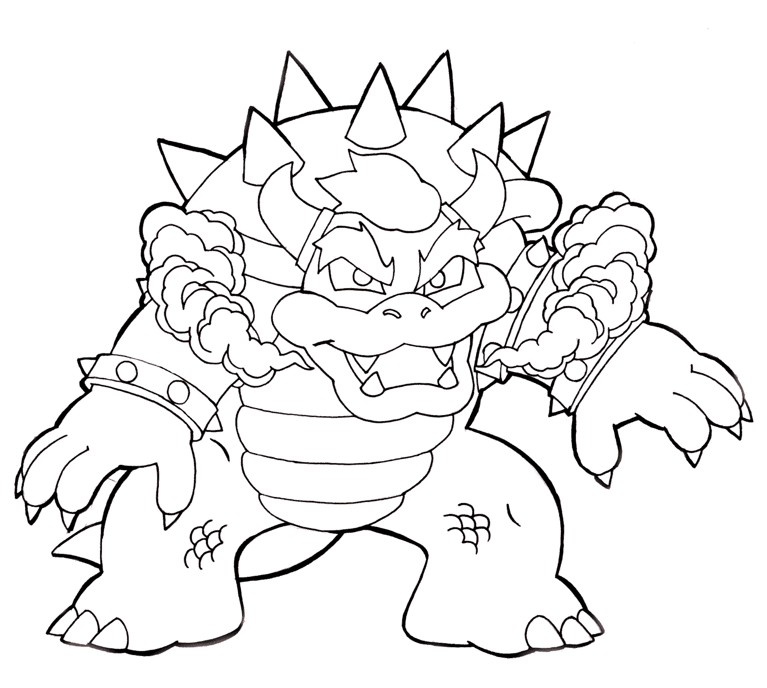 Desenho de Super Mario Bros para imprimir