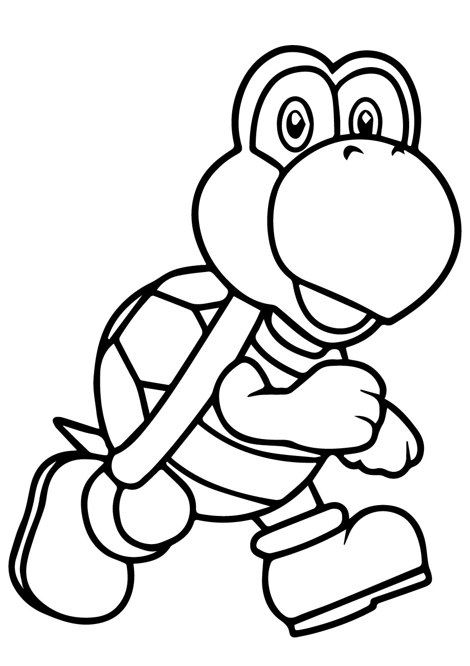 Desenho de Super Mario Bros para imprimir