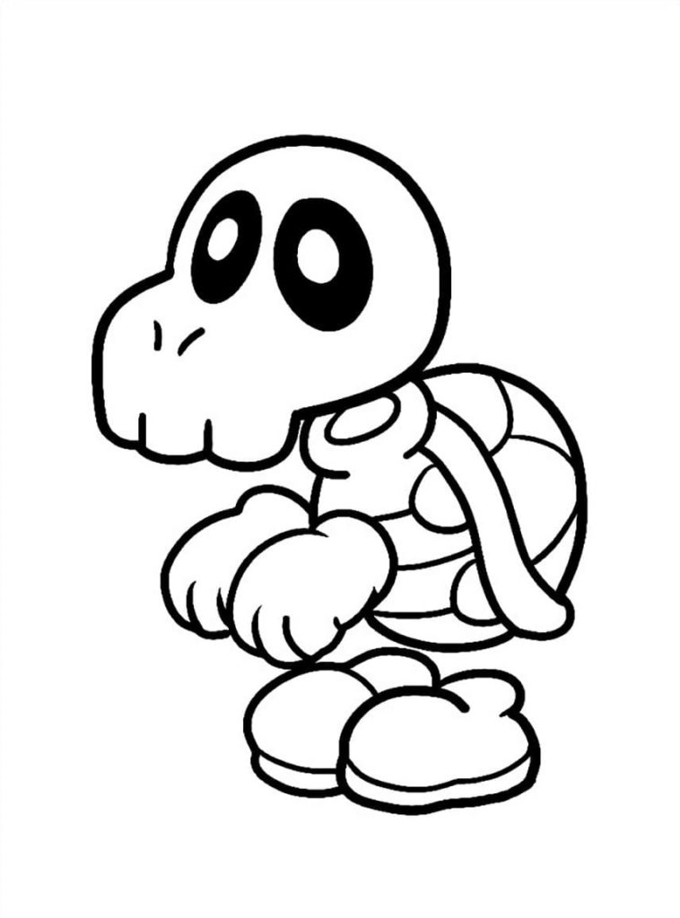 Desenho de Super Mario Bros para imprimir