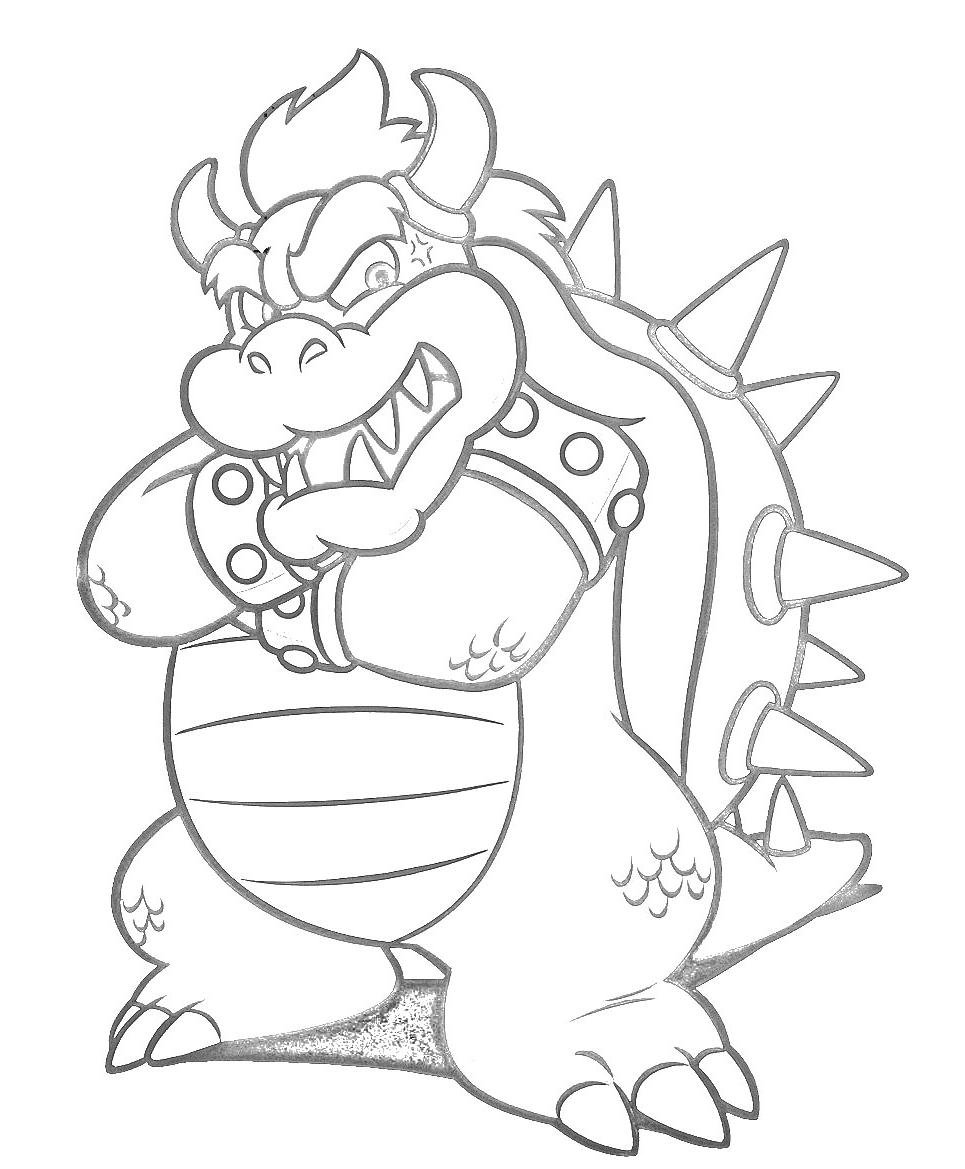 Desenho de Super Mario Bros para imprimir