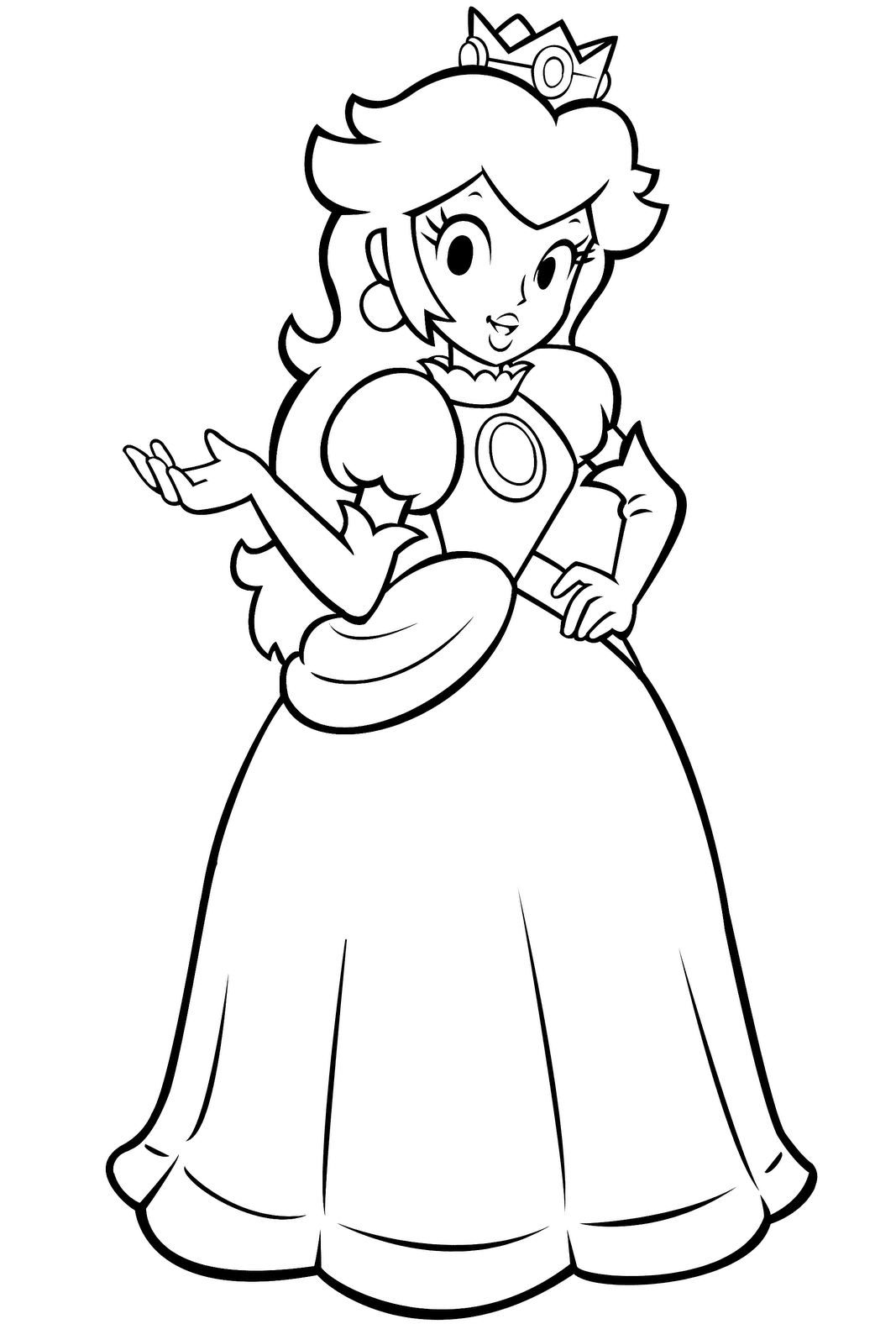 Desenho de Super Mario Bros para imprimir