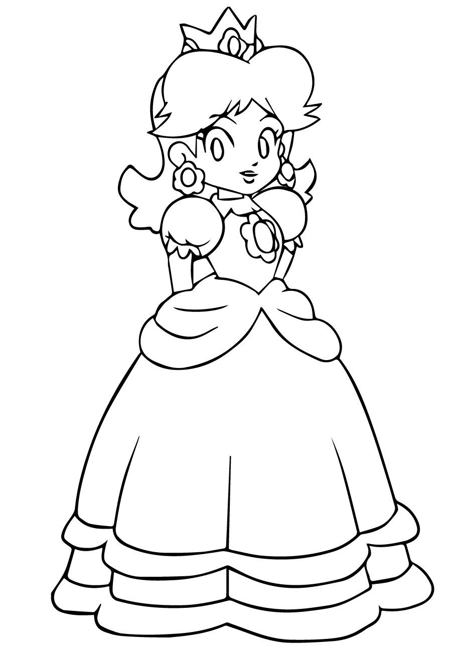 Desenho de Super Mario Bros para imprimir