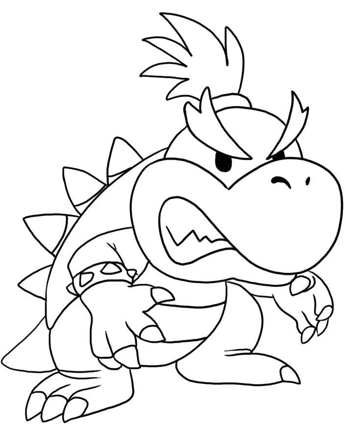 Desenho de Super Mario Bros para imprimir