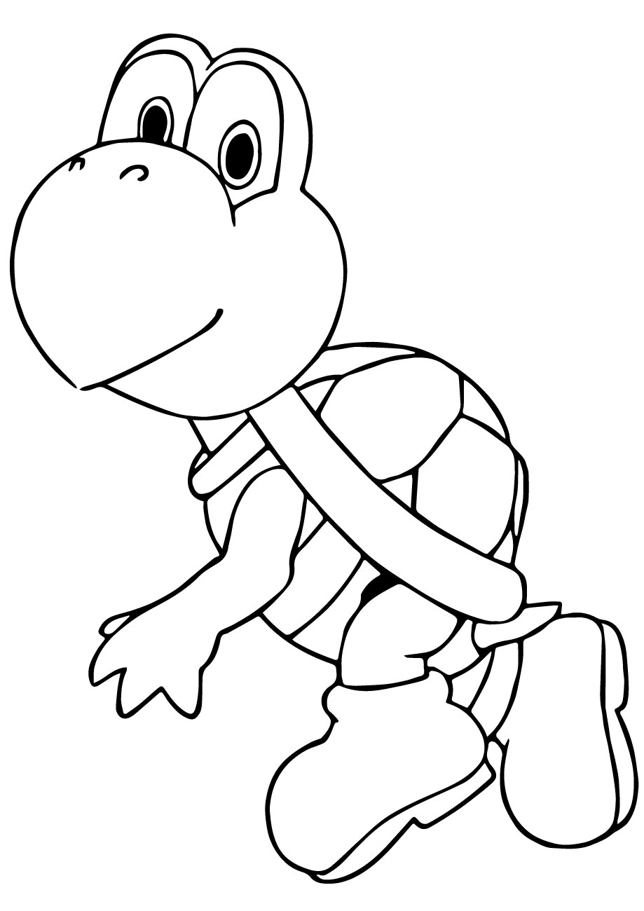 Desenho de Super Mario Bros para imprimir