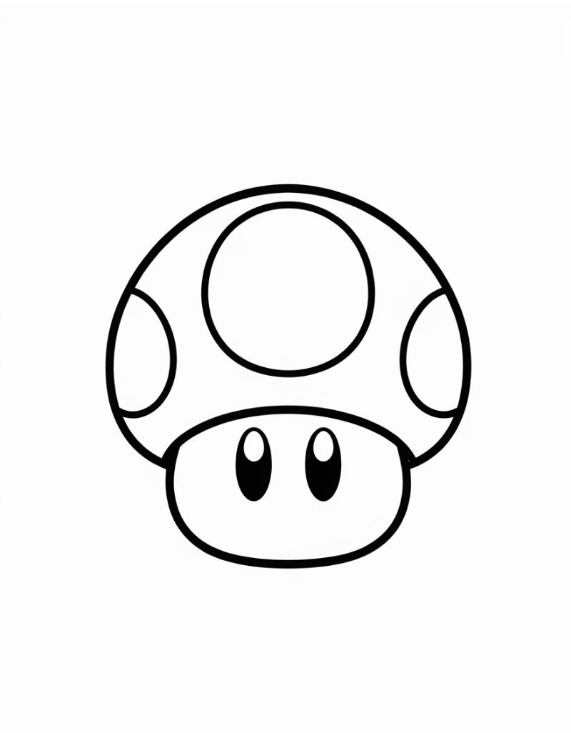 Desenho de Super Mario Bros para imprimir