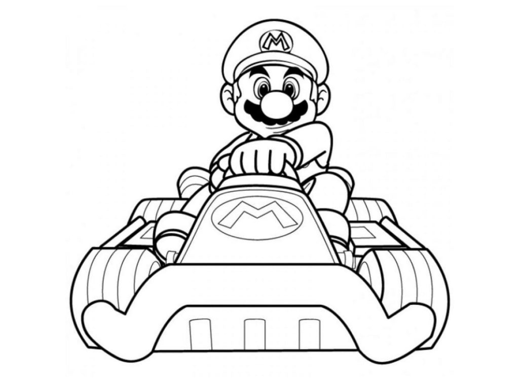 Desenho de Super Mario Bros para imprimir