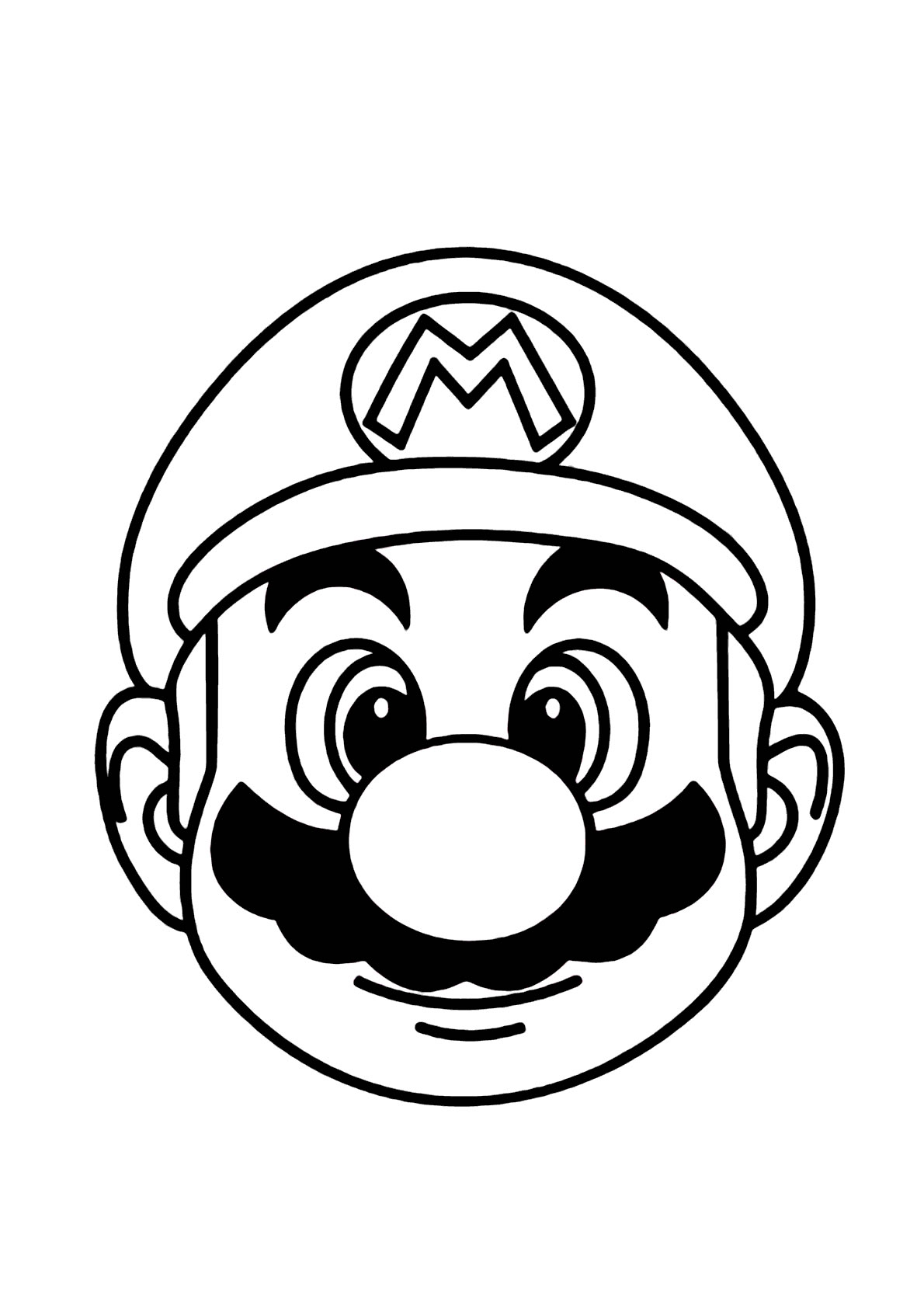 Desenho de Super Mario Bros para imprimir