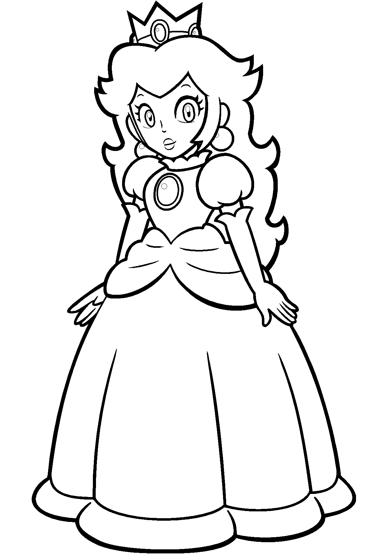Desenho de Super Mario Bros para imprimir