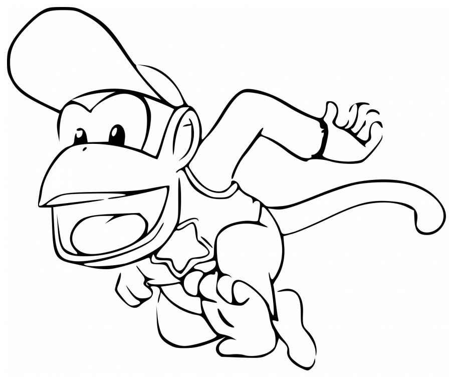 Desenho de Super Mario Bros para imprimir