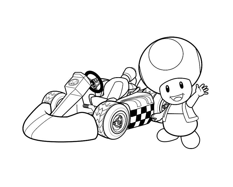 Desenho de Super Mario Bros para imprimir