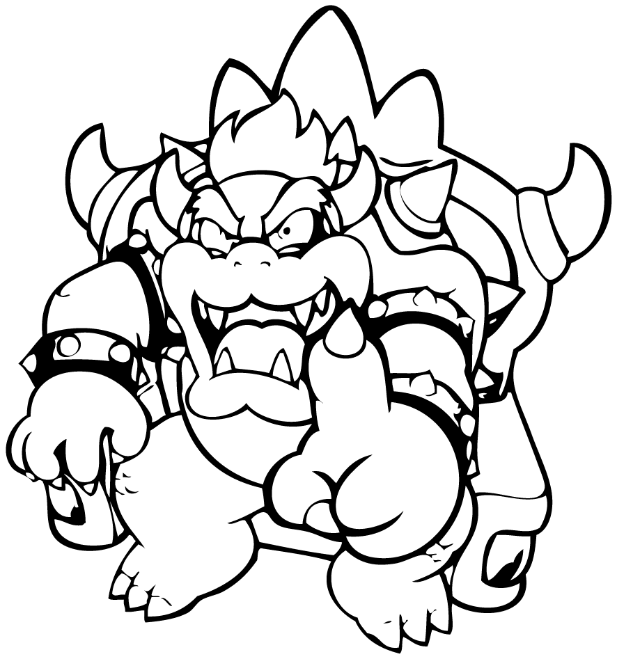 Desenho de Super Mario Bros para imprimir