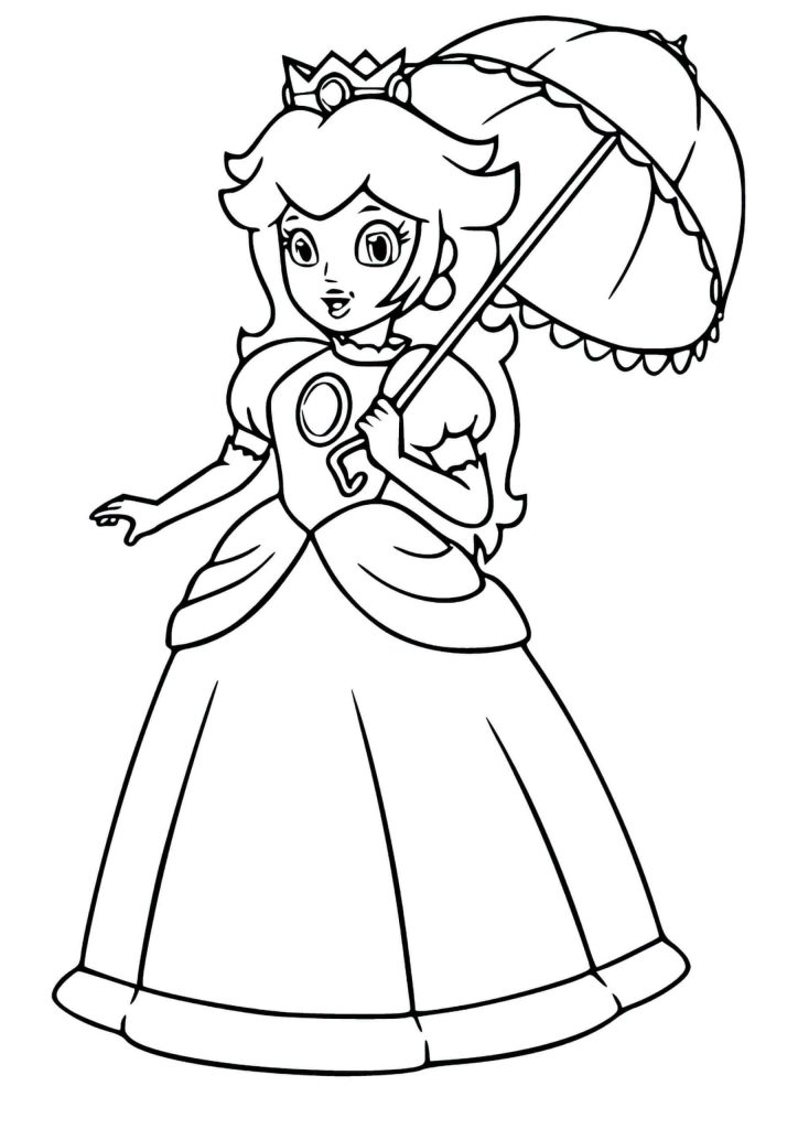 Desenho de Super Mario Bros para imprimir