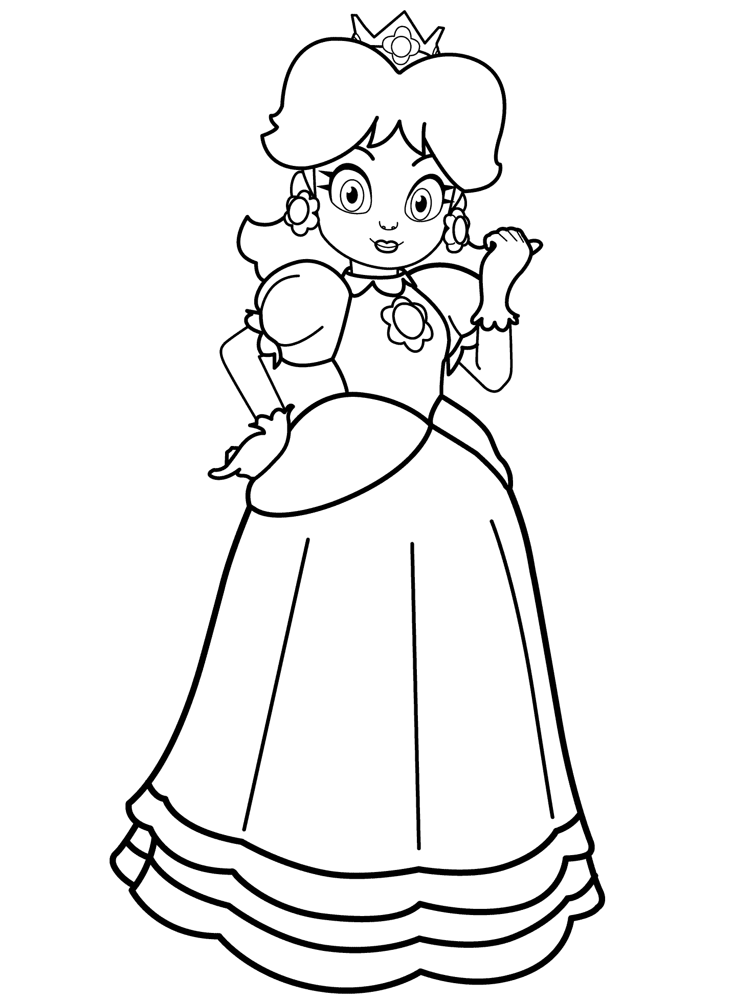 Desenho de Super Mario Bros para imprimir