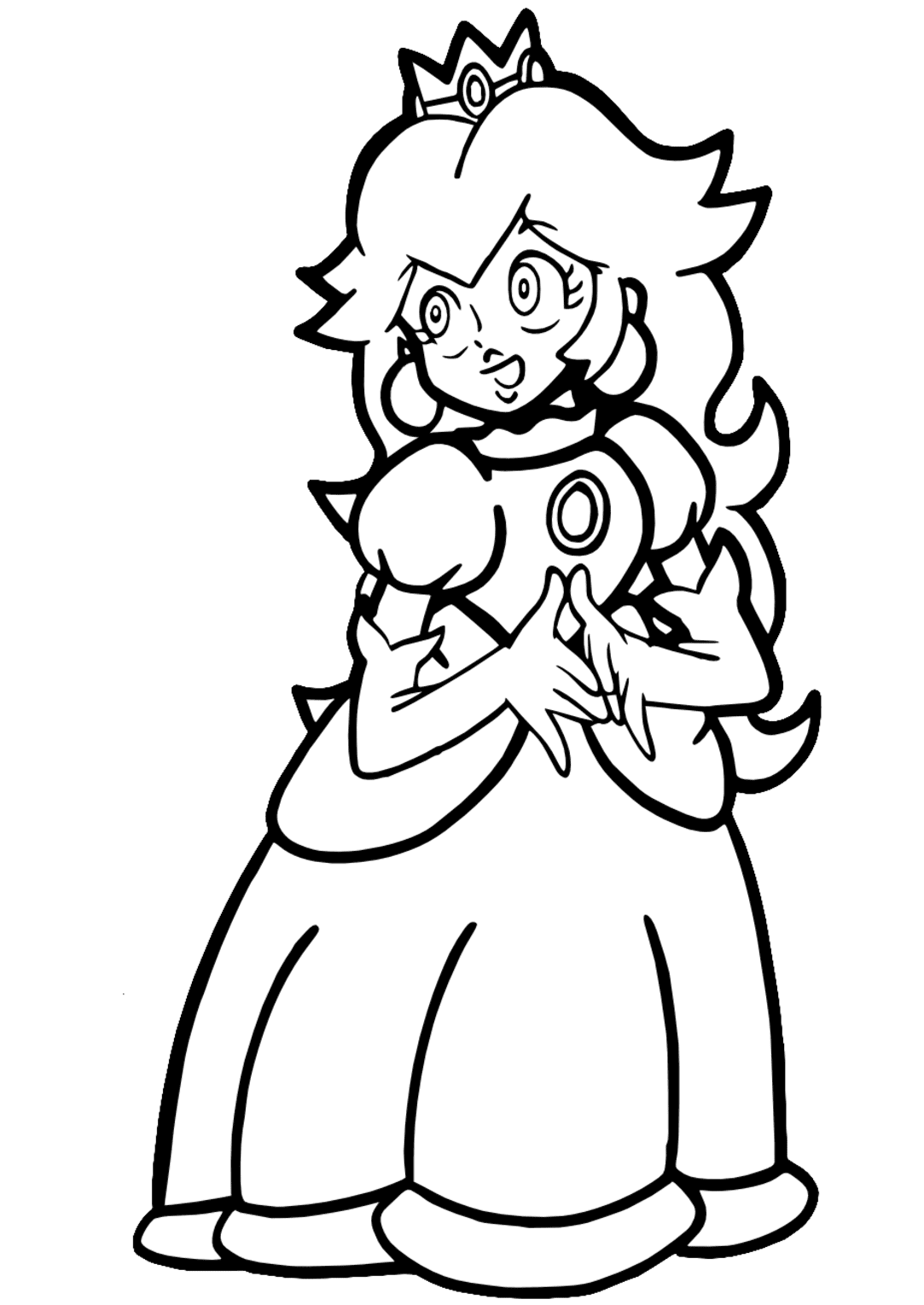 Desenho de Super Mario Bros para imprimir
