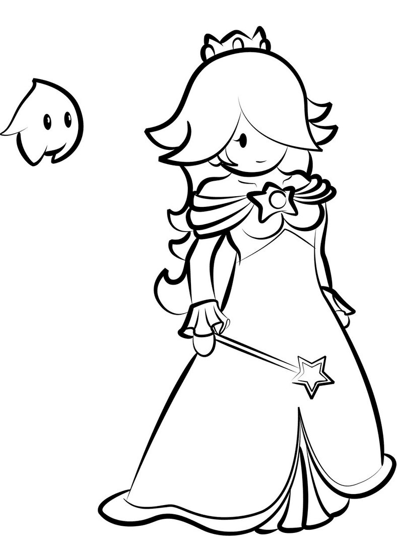 Desenho de Super Mario Bros para imprimir